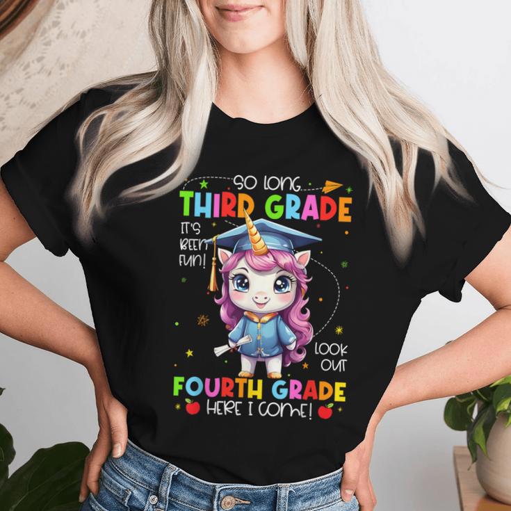 Unicorn So Long 3Rd Grade Graduation Last Day Of School Women T-shirt Gifts for Her