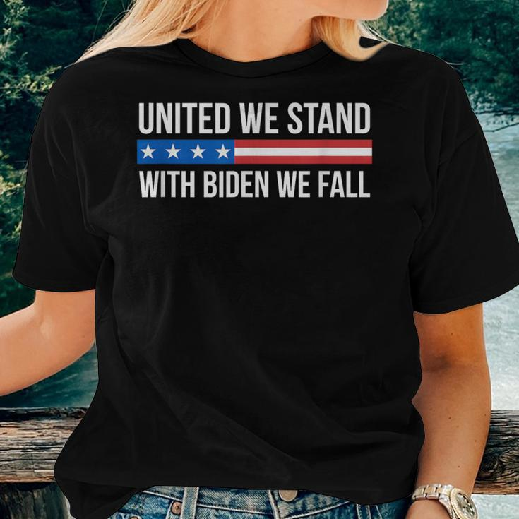 United We Stand With Biden We Fall Women T-shirt Gifts for Her