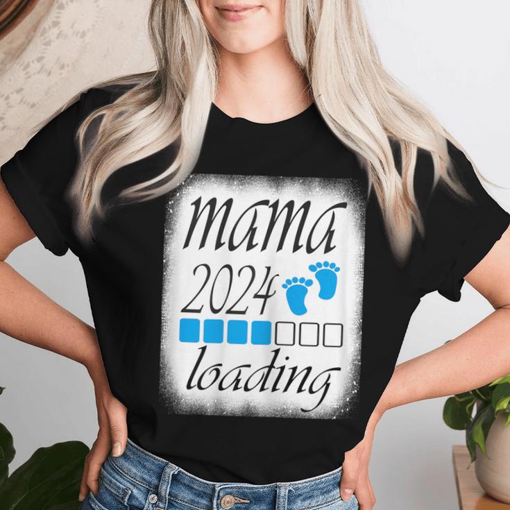 Unser Erster Muttertag Wird Bald Mama Schwangerschaft Mama Blau T-shirt Frauen Geschenke für Sie