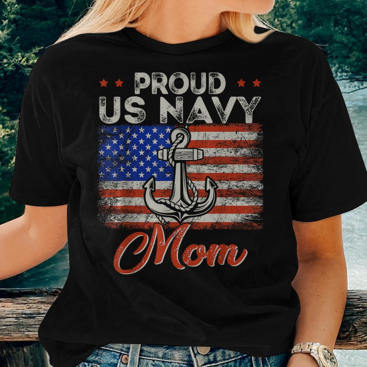 Us Na Vy Proud Mother Proud Us Na Vy For Mom Veteran Day Women T-shirt Gifts for Her