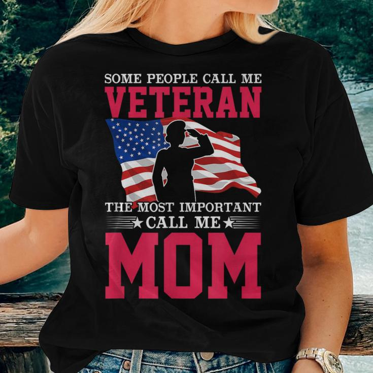 Veteran Mom Usa Veterans Day Us Army Veteran Mother's Day Women T-shirt Gifts for Her
