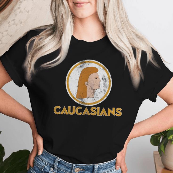 Vintage Caucasians Pride Caucasian Woman Women T-shirt Gifts for Her