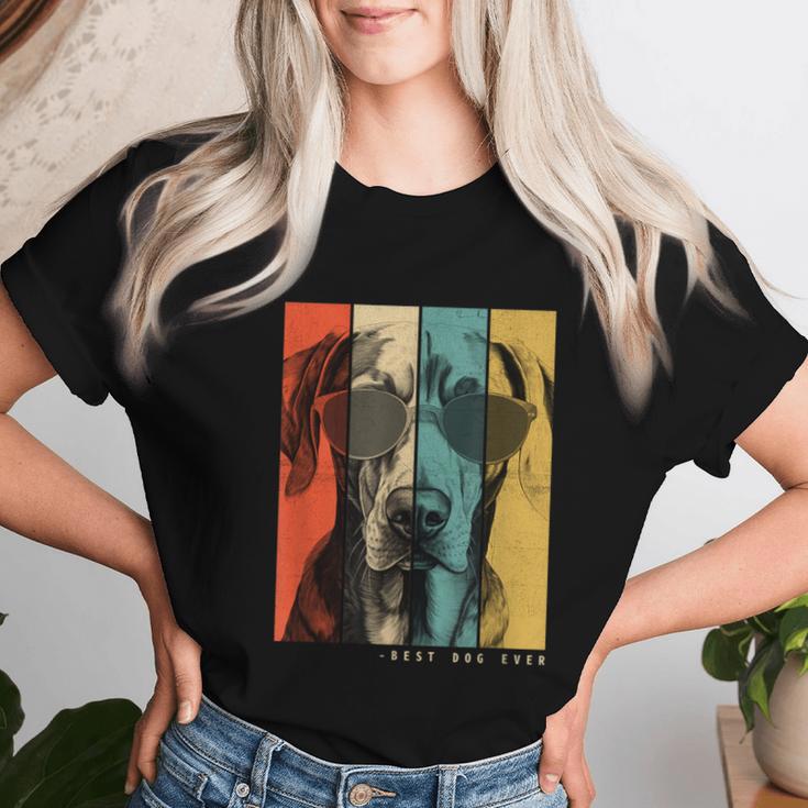 Vintage Weimaraner Hund Mama Papa Kinder Männer Frauen T-shirt Frauen Geschenke für Sie