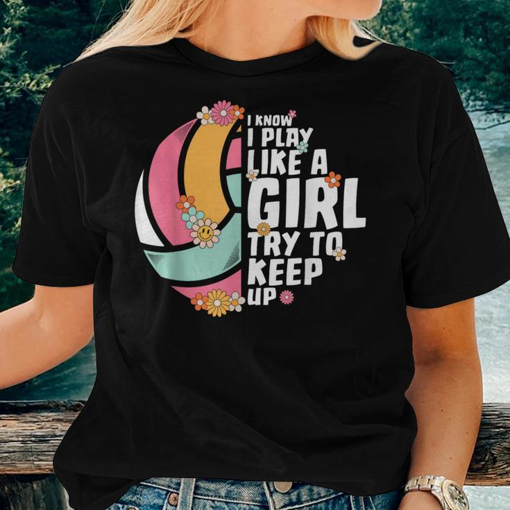 Volleyball For N Girls College Volleyball Lovers Women T-shirt Gifts for Her