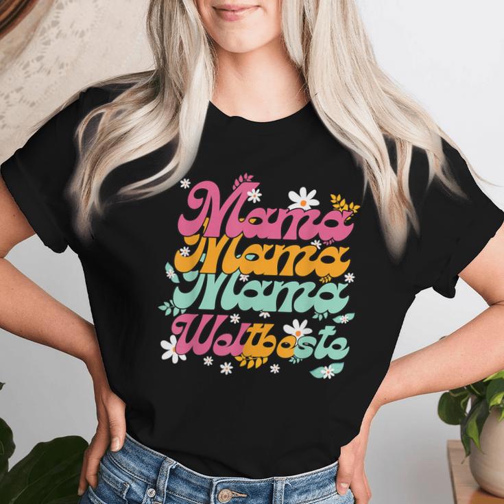 Weltbeste Mama 2024 Muttertag Blumen T-shirt Frauen Geschenke für Sie