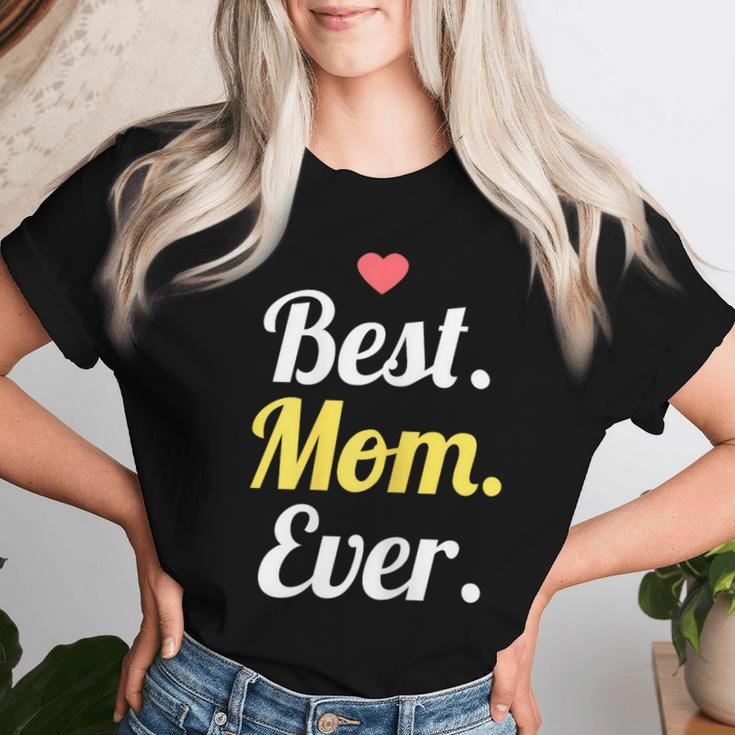 Women's Best Mom Ever T-shirt Frauen Geschenke für Sie