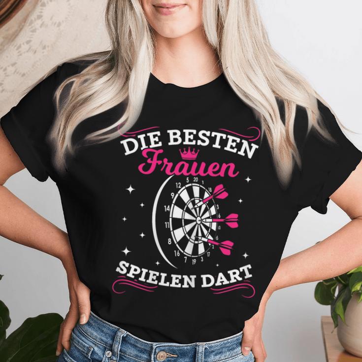 Women's Dart Saying Besten Dart Player T-shirt Frauen Geschenke für Sie