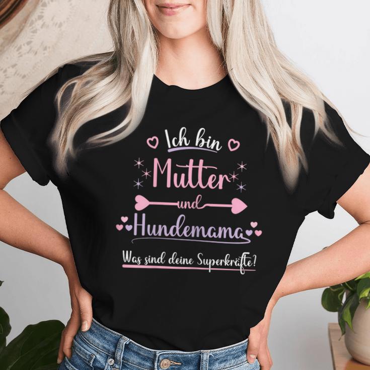 Women's Ich Bin Mutter Und Hunddemama I'm T-shirt Frauen Geschenke für Sie