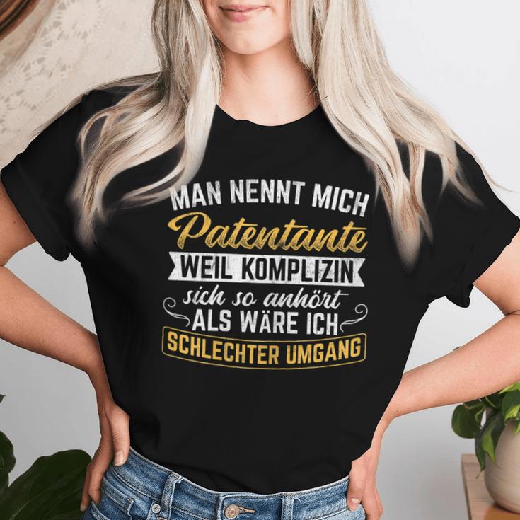 Women's Komplizin Hört Sich An Schlechter Handling Godmother T-shirt Frauen Geschenke für Sie