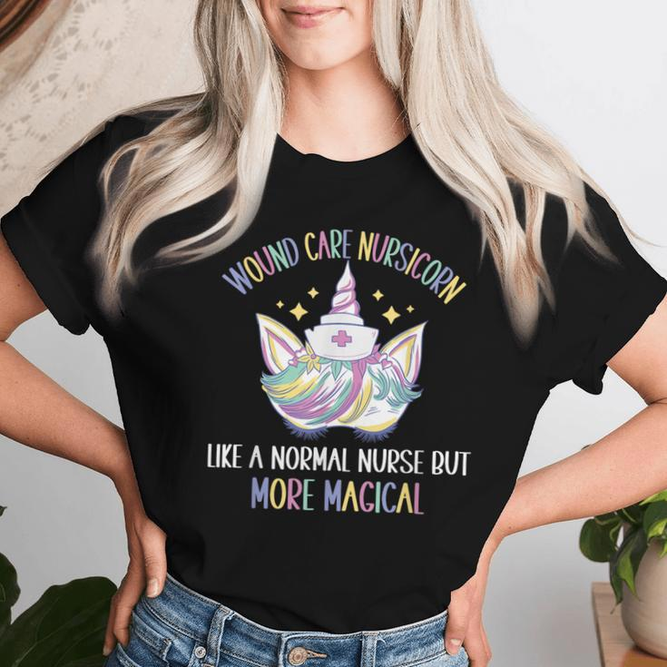 Wound Care Nursicorn Like A Normal Wound Care Nurse Women T-shirt Gifts for Her