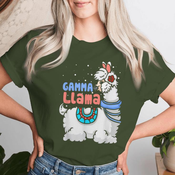 Gamma Llama Matching Family Christmas Pajamas Women T-shirt Gifts for Her