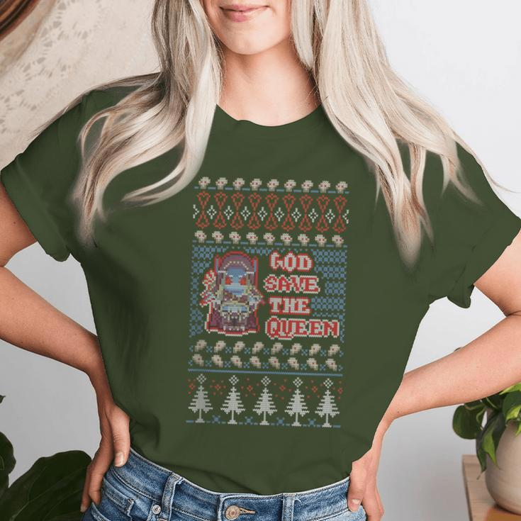 God Save The Queen Sylvanas Wow Christmas Ugly Sweater Women T-shirt Gifts for Her