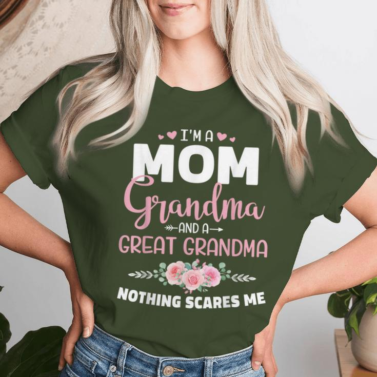 Great Grandma Nothing Scares Christmas Birthday Women T-shirt Gifts for Her