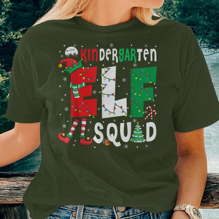 Kindergarten Elf Squad Christmas Elf Costume Student Teacher Women T-shirt Gifts for Her