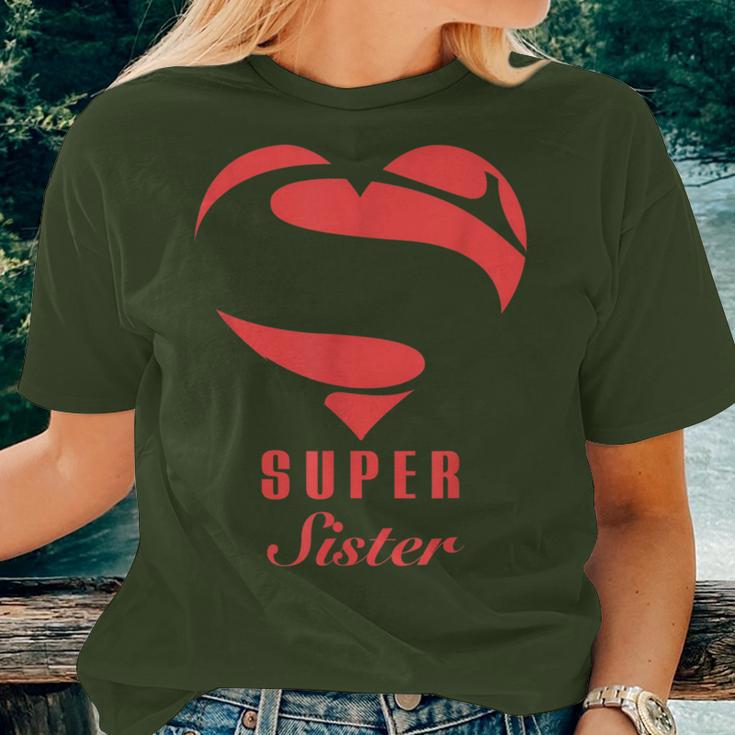 Super Sister Superhero Family Christmas Costume Women T-shirt Gifts for Her