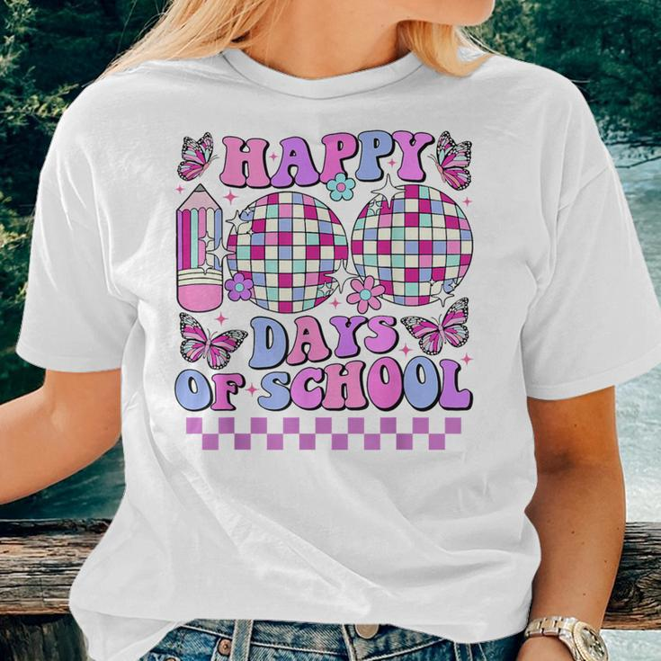 100 Days Of School Retro Disco 100Th Day Teacher Boys Girls Women T-shirt Gifts for Her