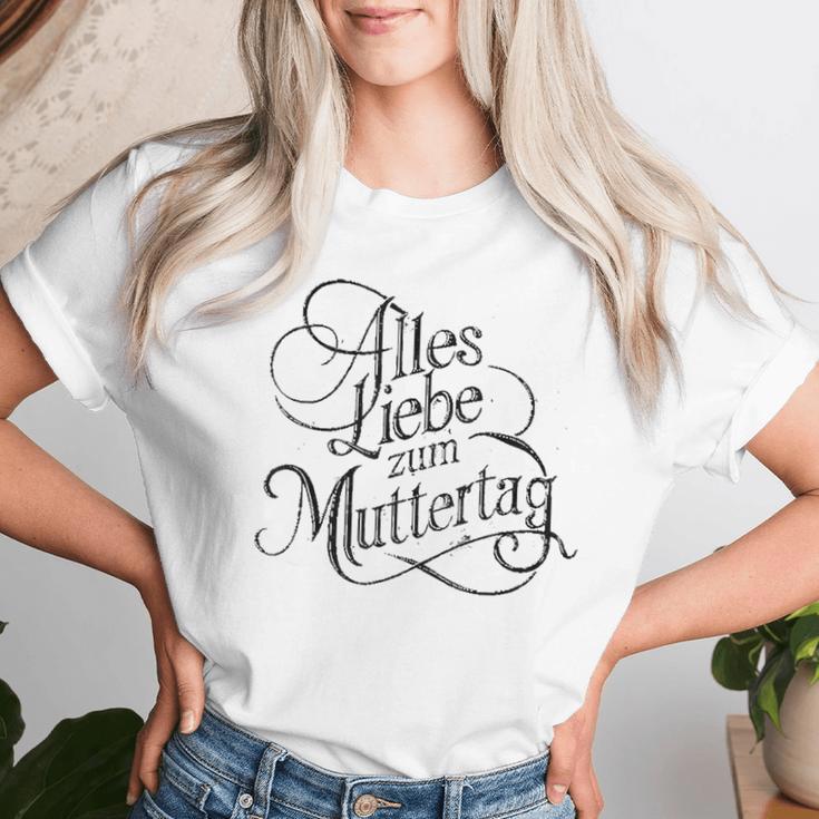 Alles Liebe Zum Muttertag Mama Lustiger Muttertags T-shirt Frauen Geschenke für Sie