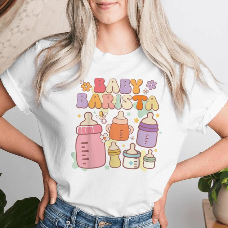 Baby Barista Baby Nurse Nicu Nurse Milk Bottle Women T-shirt Gifts for Her