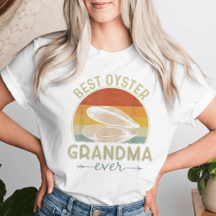 Best Oyster Grandma Ever Retro Mother's Day Women T-shirt Gifts for Her