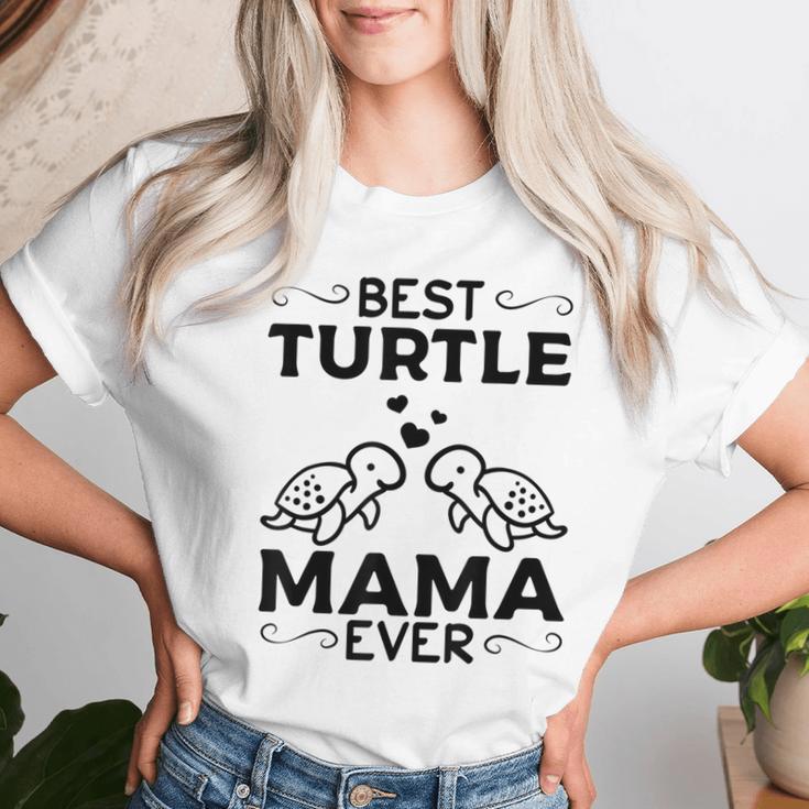 Beste Schildkröte Mama Aller Zeiten Meeresschildkröten Mama Süße Schildkröte T-shirt Frauen Geschenke für Sie