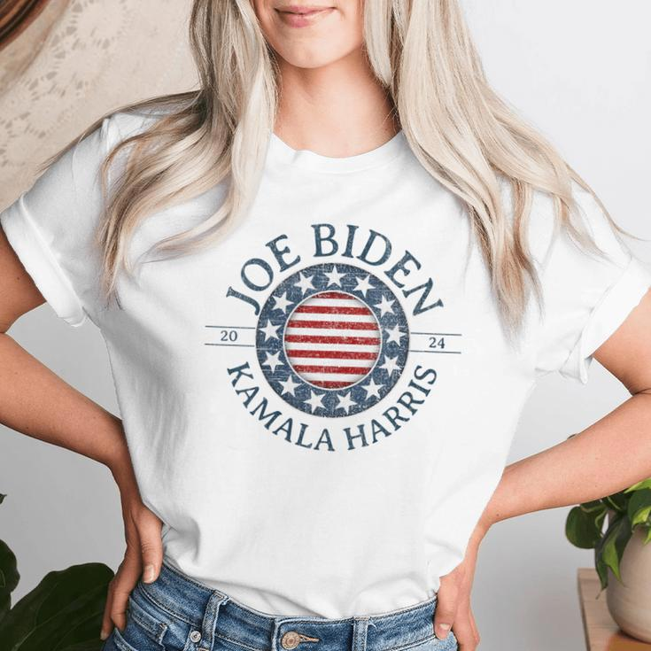 Biden Harris 2024 Political Voter Pro-Democrat Liberal Women T-shirt Gifts for Her