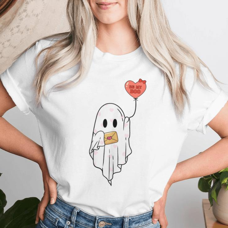 Be My Boo Ghost Happy Valentine's Day Couple Girl Women T-shirt Gifts for Her