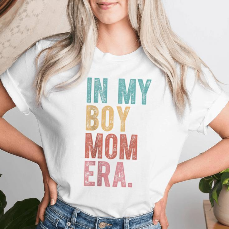 In My Boy Mom Era Retro Vintage Humor Women T-shirt Gifts for Her
