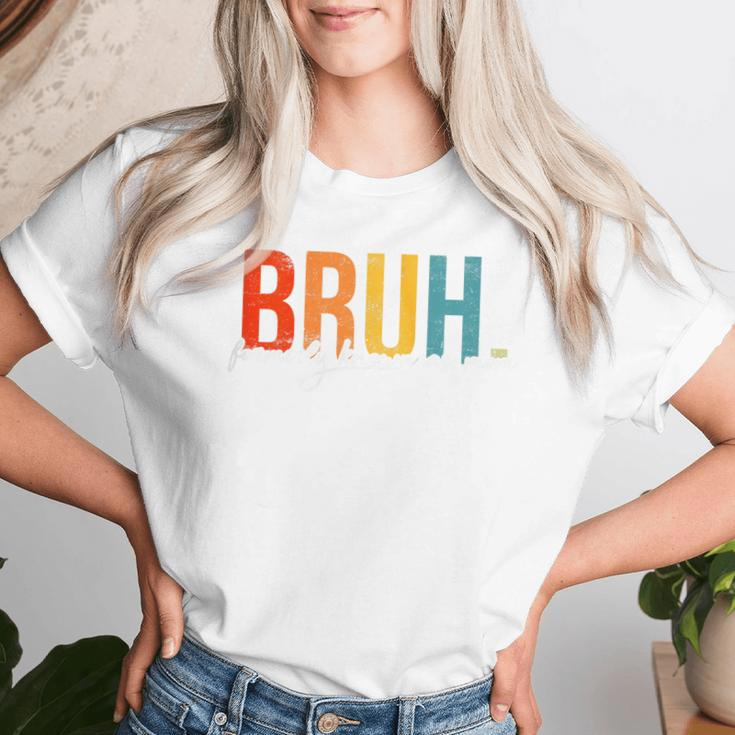 Bruh Formerly Known As Mom Joke Saying Women T-shirt Gifts for Her