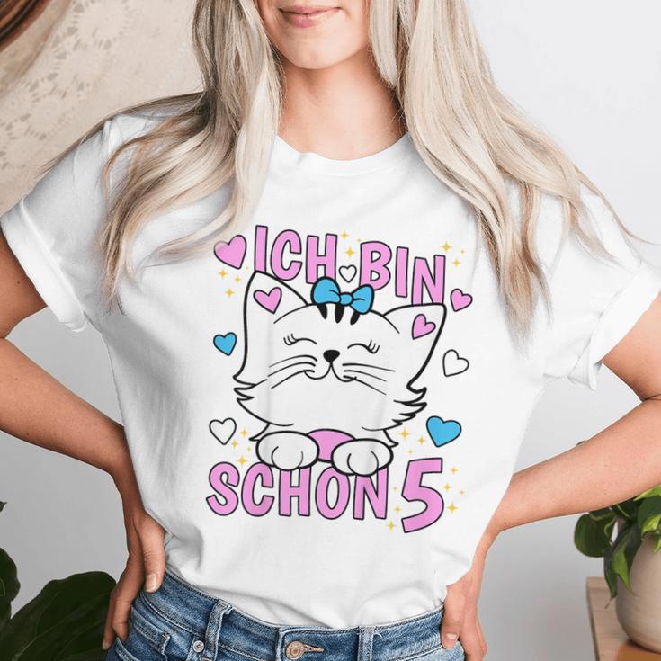 Children's Ich Bin Schon 5 Jahre Alt Ich Bin Schon 5 Years Old Girls T-shirt Frauen Geschenke für Sie