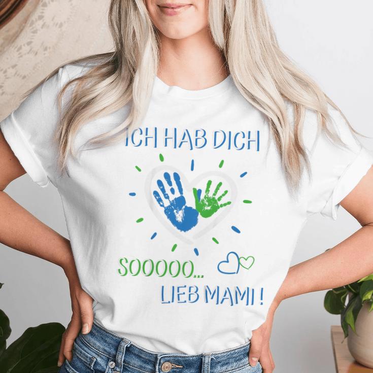 Children's Ich Hab Dich Lieb Mama Ich Hab Dich Lieb Mama T-shirt Frauen Geschenke für Sie