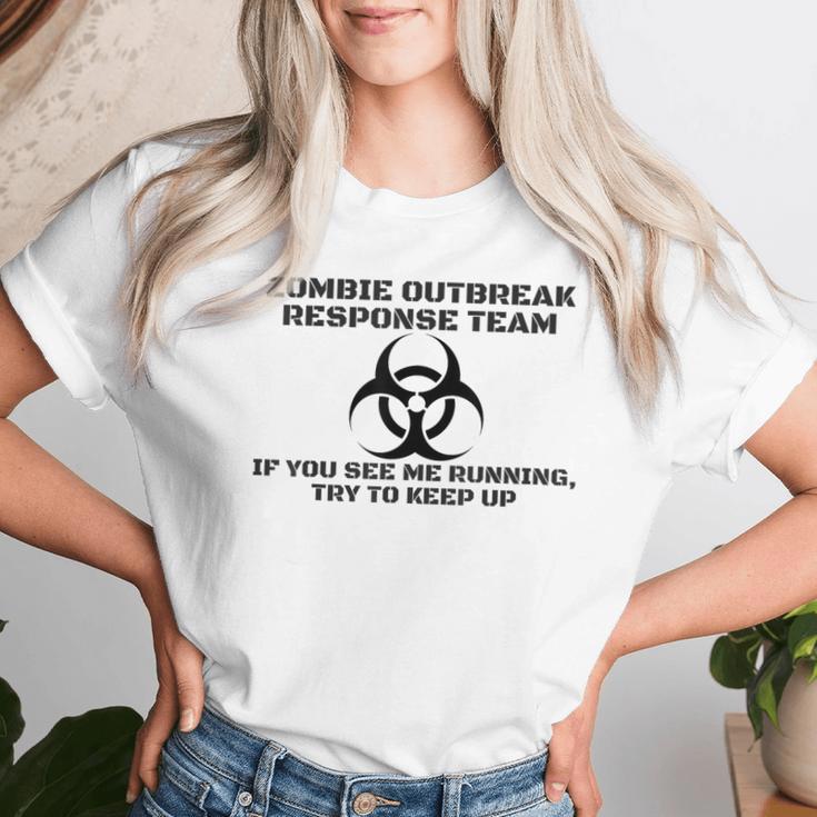 Cool ZombieFor And Zombie Apocalypse Women T-shirt Gifts for Her