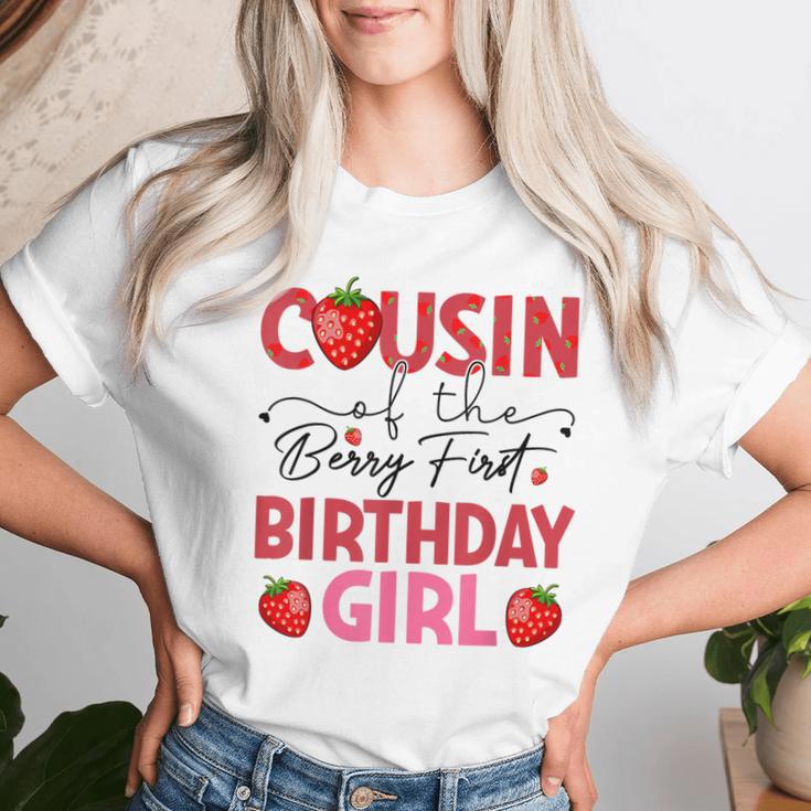 Cousin Of The Berry Sweet One Birthday Strawberry Girl Women T-shirt Gifts for Her