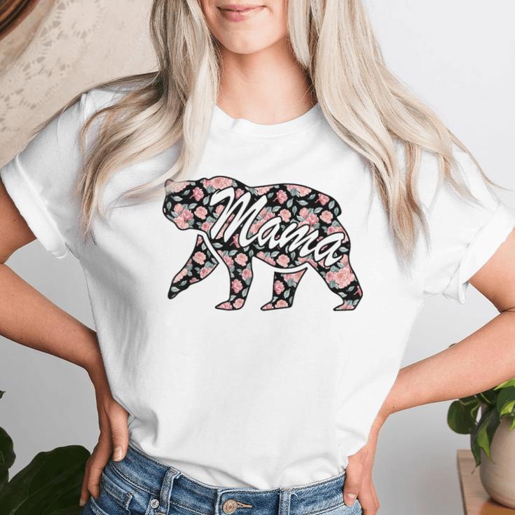 Damen Mama Bär Niedlich Lustig Beste Mamaon Jungen Mädchen Mutter T-shirt Frauen Geschenke für Sie