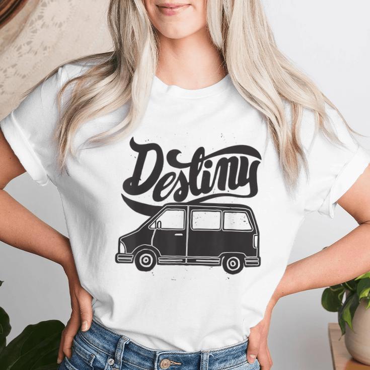 Destiny Minivan Van Dad Mom Women T-shirt Gifts for Her