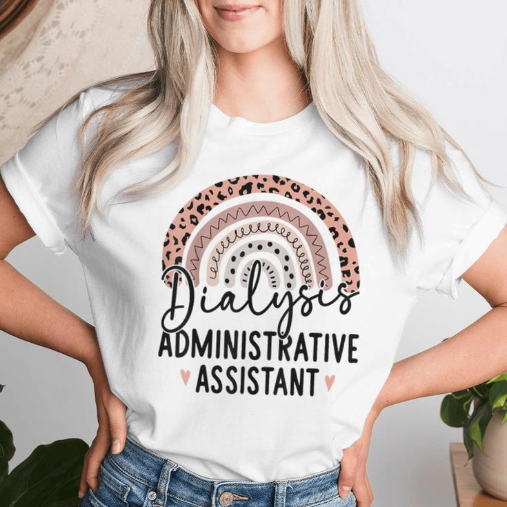 Dialysis Administrative Assistant Nephrology Nurse Dialysis Women T-shirt Gifts for Her