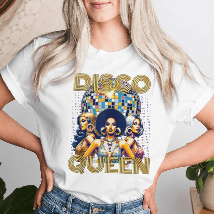 Disco Queen 70'S Retro Vintage Costume Disco Women T-shirt Gifts for Her