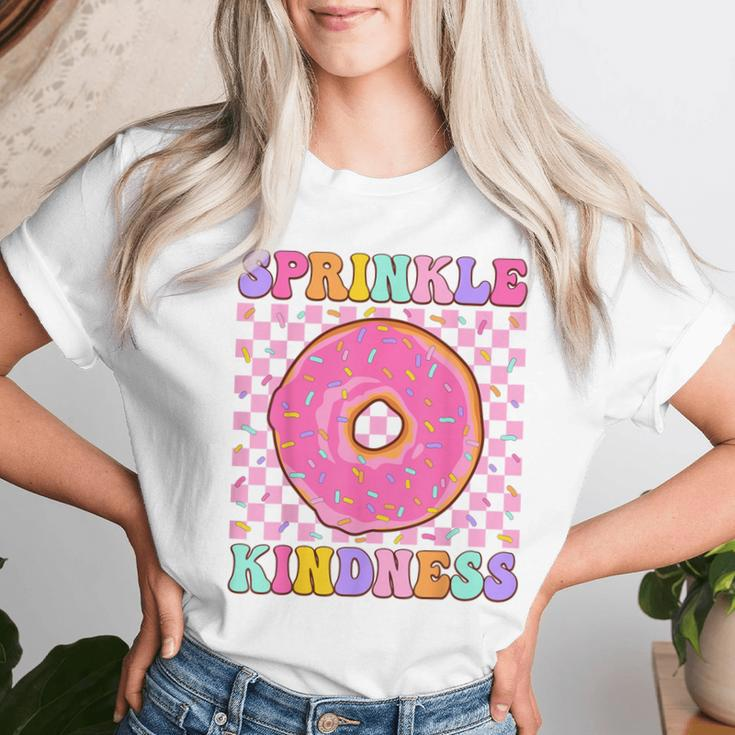 Donut Sprinkle Kindness Girls Doughnut Lover Women T-shirt Gifts for Her