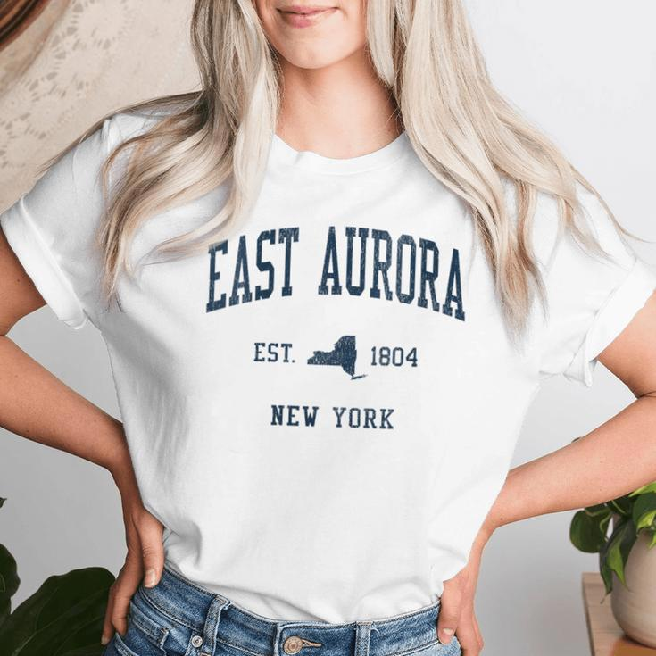 East Aurora Ny Vintage Athletic Sports Jsn1 Women T-shirt Gifts for Her