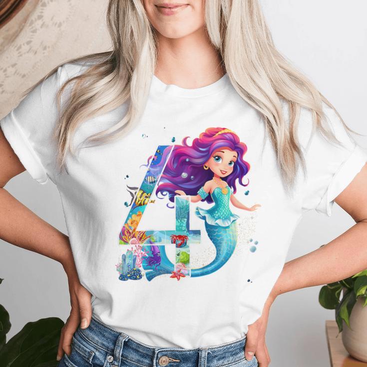 T-shirt Anniversaire 5 Ans Sirène Pour Enfant - Gildan 64000B - Neuf Sans étiquettes