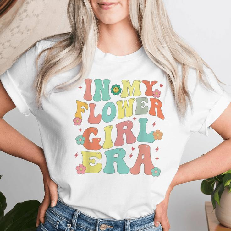 In My Flower Girl Era Retro Groovy Cute Flower Girl Women T-shirt Gifts for Her