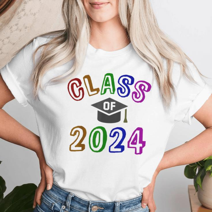 Class Of 2024 Graduation 12Th Grade Senior Last Day Women T-shirt Gifts for Her
