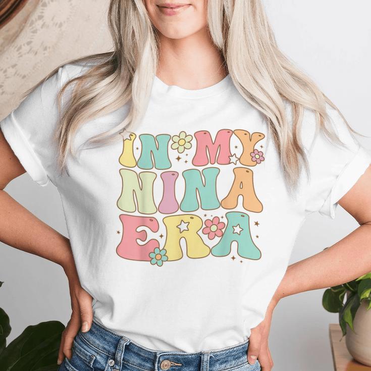 Groovy In My Nina Era Nina Retro Women T-shirt Gifts for Her