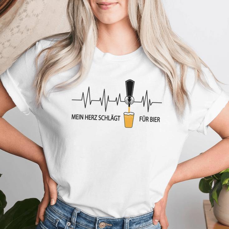 Heartbeat Beer Drinking Jga T-shirt Frauen Geschenke für Sie