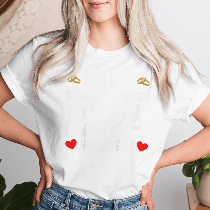 Kinder Mama Wollen Wir Den Papa Hochzeitsantrag Heiratsantrag T-shirt Frauen Geschenke für Sie