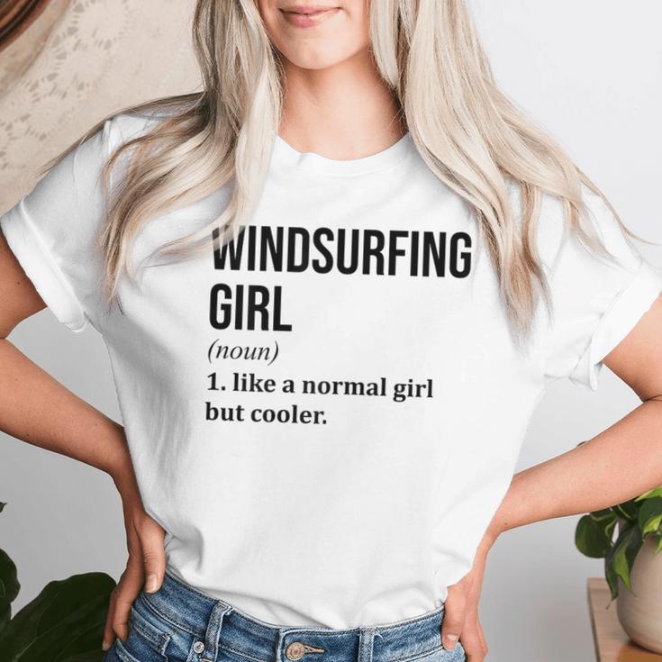 Lustige Windsurf-Kunst Für Mädchen Und Frauen Windsurfer T-shirt Frauen Geschenke für Sie