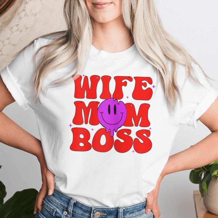 Mama Frau Boss Unschlagbar Mutterschaft Mama Leben T-shirt Frauen Geschenke für Sie