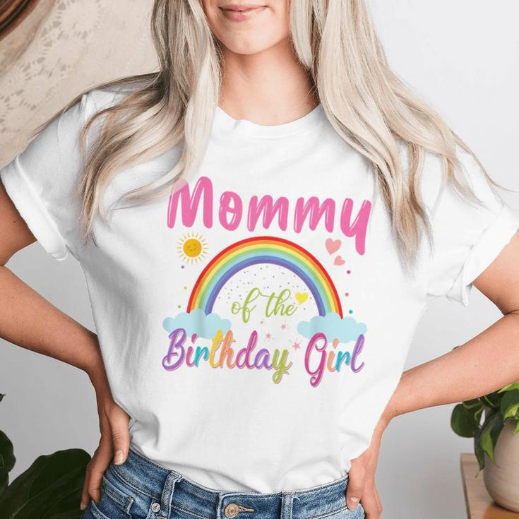 Mommy Of The Birthday Girl Rainbow Birthday Matching Family Women T-shirt Gifts for Her