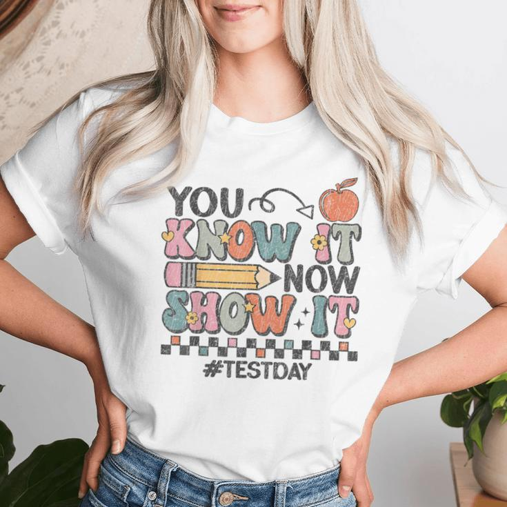 Motivation Test Day Testing For Teachers Women T-shirt Gifts for Her
