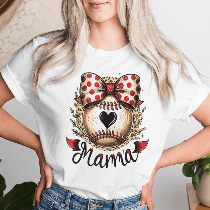 Muttertagsgeschenke Für Stolze Baseball-Mama T-shirt Frauen Geschenke für Sie