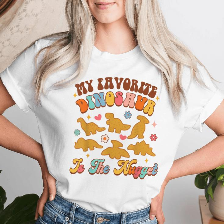 Nugget My Favorite Dinosaur Is The Nugget Chicken Lover Women T-shirt Gifts for Her